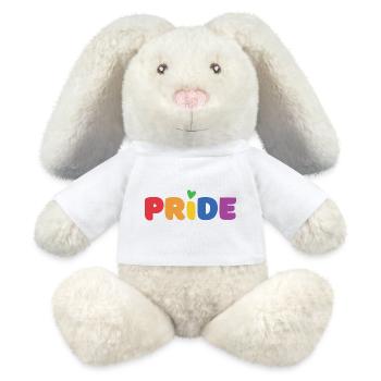 LGBTQ+ Pride Month - MiniFeet® RecycelHase® Bunny Cream - white - Front