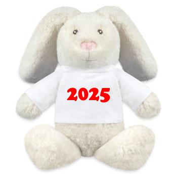 2025 - Lapin en peluche recyclé MiniFeet® Crème - blanc - Devant