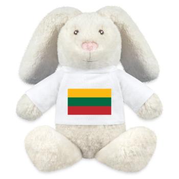 Lithuania - MiniFeet® RecycelHase® Bunny Cream - white - Front