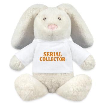Serial Collector Humor Collector - MiniFeet® RecycelHase® Bunny Cream - white - Front