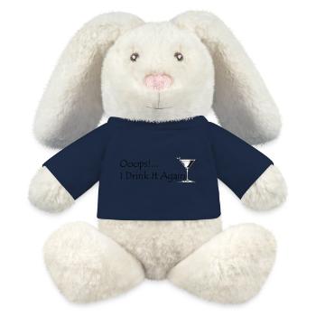 Espresso Martini Again - MiniFeet® RecycelHase® Bunny Cream - french navy - Front
