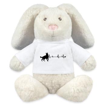 Hund - MiniFeet® RecycelHase® Creme - Weiß - Vorne