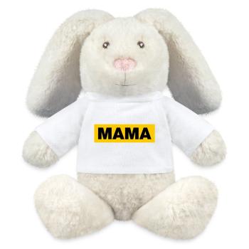 Mama - MiniFeet® RecycelHase® Creme - Weiß - Vorne