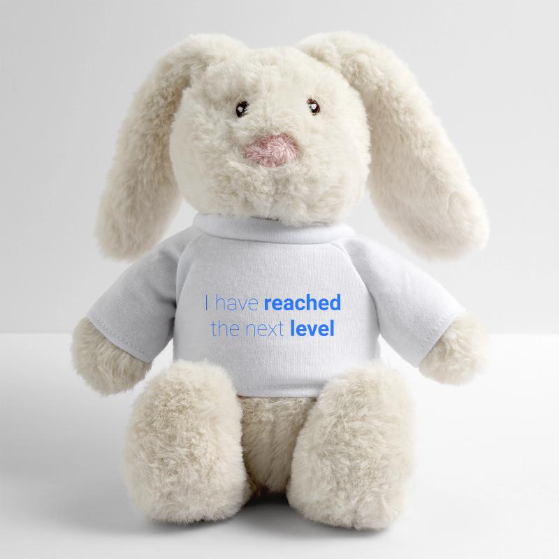 Abstract contrast pattern for self-expression MiniFeet® RecycelHase® Bunny Cream