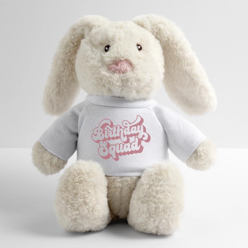 Birthday Squad Matching Gruppe Geburtstagsfeier Geschenk MiniFeet® RecycelHase® Creme