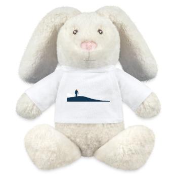 Skiing Freerider Adventure Skiing Freerider - MiniFeet® RecycelHase® Bunny Cream - white - Front