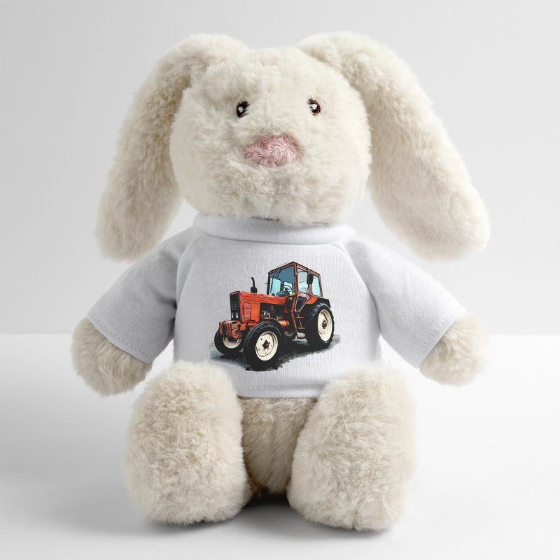 Biélorussie MTS 550 Lapin en peluche recyclé MiniFeet® Crème