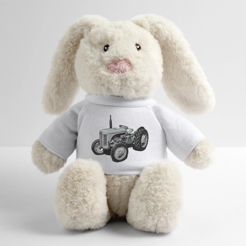 Alter Fergie TE20 Traktor MiniFeet® RecycelHase® Creme
