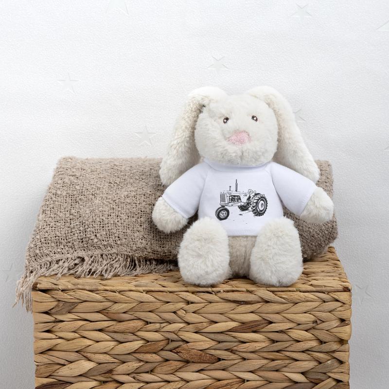Oliver 88 Traktor MiniFeet® RecycelHase® Creme