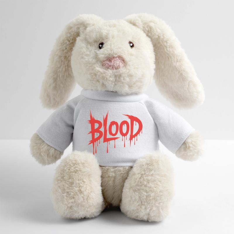 Sang - Conception de sang tueur Lapin en peluche recyclé MiniFeet® Crème