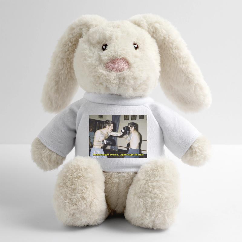 Boxkampf mit moralischer Botschaft MiniFeet® RecycelHase® Creme