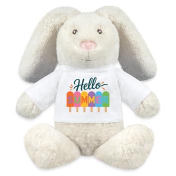 Hello Summer - MiniFeet® RecycelHase® Bunny Cream - white - Front