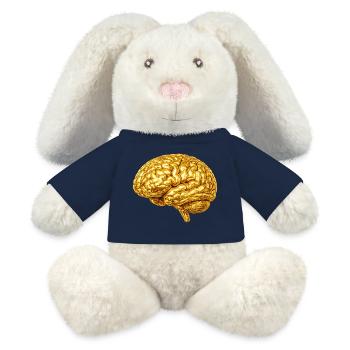 Golden Brain Design - MiniFeet® RecycelHase® Bunny Cream - french navy - Front