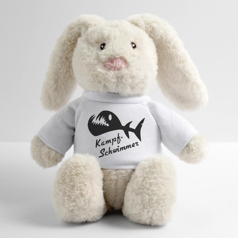 Kampfswimmer Fisch 2 MiniFeet® RecycelHase® Creme