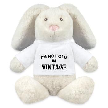 Not Old - Lapin en peluche recyclé MiniFeet® Crème - blanc - Devant