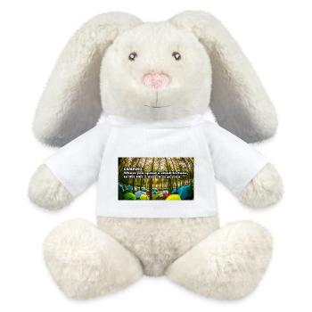 Camping - MiniFeet® RecycelHase® Bunny Cream - white - Front