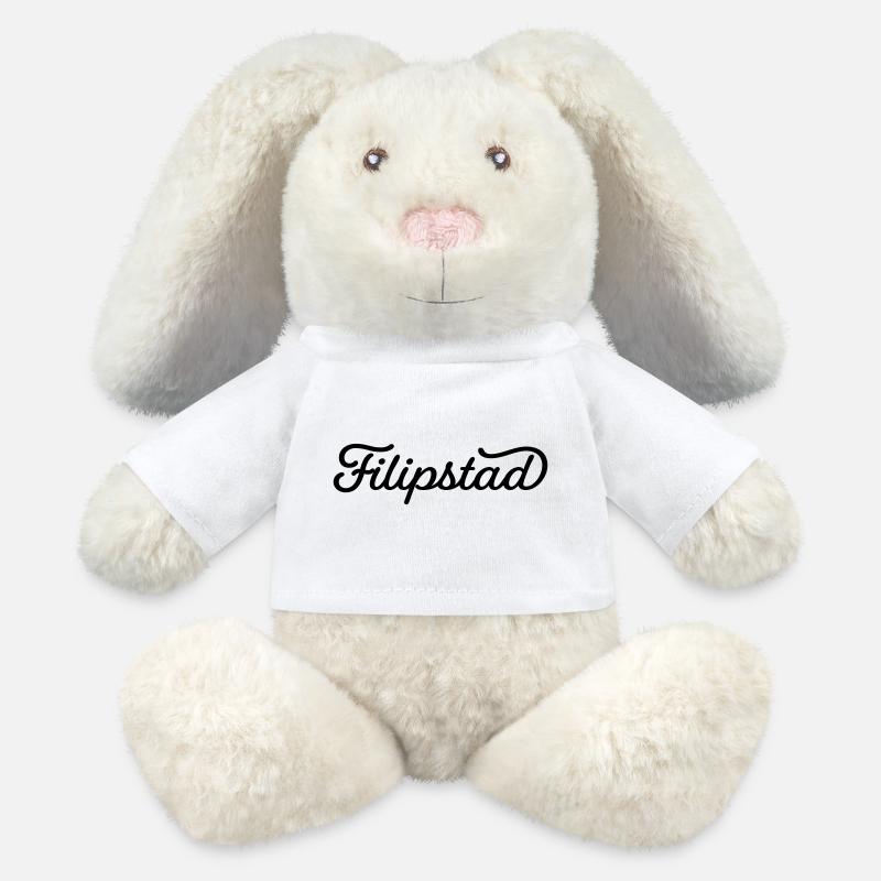 Filipstad schwarz - MiniFeet® RecycelHase® Creme - Weiß