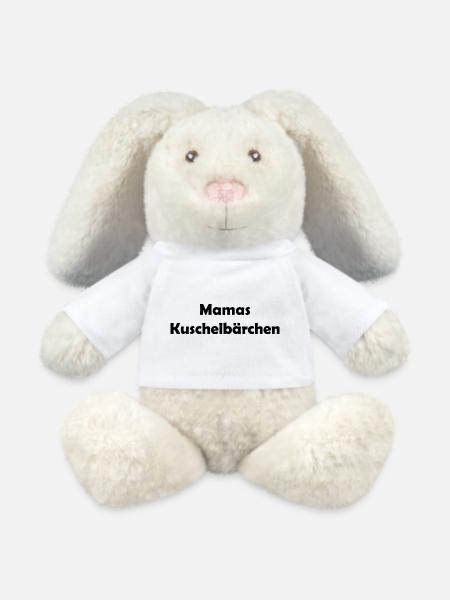 Mamas Kuschelbärchen - MiniFeet® RecycelHase® Creme - Weiß