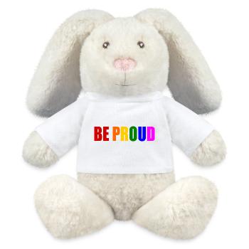 Be proud - MiniFeet® RecycelHase® Creme - Weiß - Vorne