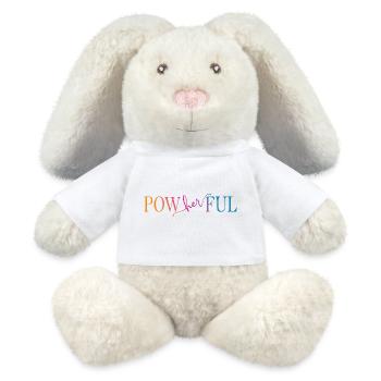 Powherful Women's Rights - MiniFeet® RecycelHase® Bunny Cream - white - Front