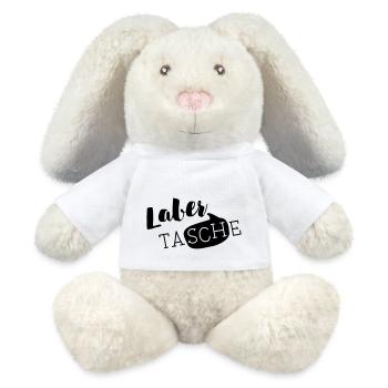 Die LABER TASCHE - MiniFeet® RecycelHase® Creme - Weiß - Vorne