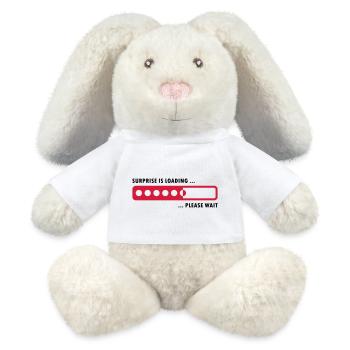surprise est de chargement - Lapin en peluche recyclé MiniFeet® Crème - blanc - Devant