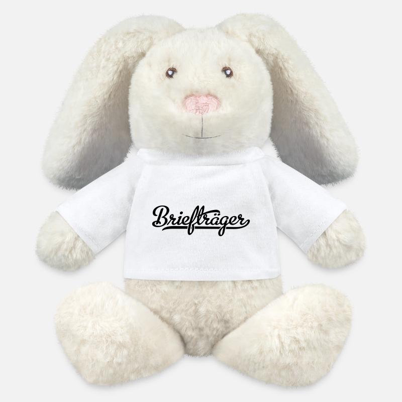 Briefträger - MiniFeet® RecycelHase® Creme - Weiß