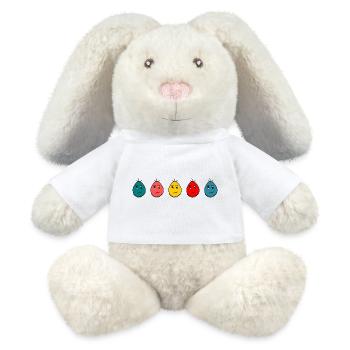 anniversary. Anniversary Decade. humor. funny - MiniFeet® RecycelHase® Bunny Cream - white - Front