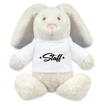 Staff - MiniFeet® RecycelHase® Bunny Cream - white - Front