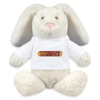 Paysage urbain Ambiance chillout Ambiances détente Rues de la ville - Lapin en peluche recyclé MiniFeet® Crème - blanc - Devant