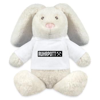 Ruhrpott - Ruhr Pott - Zeche - Zollverein - NRW - MiniFeet® RecycelHase® Creme - Weiß - Vorne