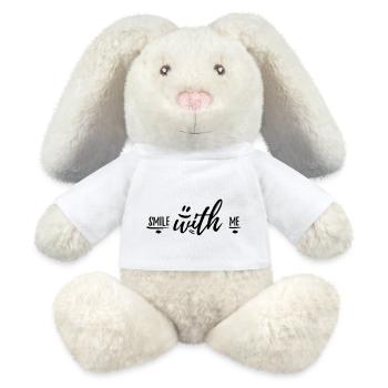 smile with me - MiniFeet® RecycelHase® Creme - Weiß - Vorne