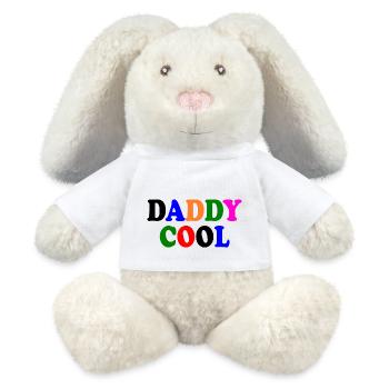 Daddy cool - MiniFeet® RecycelHase® Creme - Weiß - Vorne