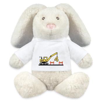Bagger - MiniFeet® RecycelHase® Creme - Weiß - Vorne