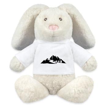 Mountain bikers - MiniFeet® RecycelHase® Bunny Cream - white - Front