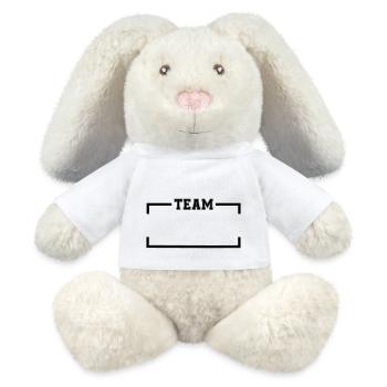 team - MiniFeet® RecycelHase® Bunny Cream - white - Front