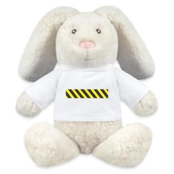 Caution tape - MiniFeet® RecycelHase® Bunny Cream - white - Front