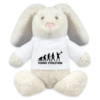 evolution tennis - MiniFeet® RecycelHase® Creme - Weiß - Vorne