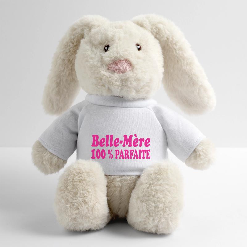 Belle Mère PARFAITE Lapin en peluche recyclé MiniFeet® Crème