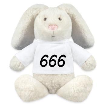 666 - MiniFeet® RecycelHase® Creme - Weiß - Vorne