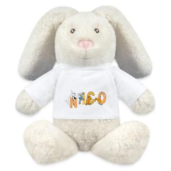 Nico - MiniFeet® RecycelHase® Creme - Weiß - Vorne