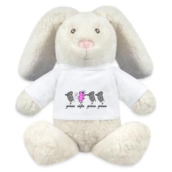 Maus und Mäuse - MiniFeet® RecycelHase® Creme - Weiß - Vorne