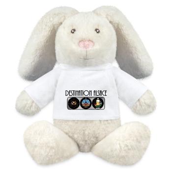 Destination Alsace BCB #tshirtalsace - MiniFeet® RecycelHase® Bunny Cream - white - Front