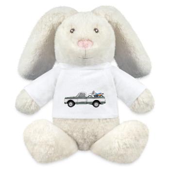Pick Up Truck with Enduro - MiniFeet® RecycelHase® Creme - Weiß - Vorne