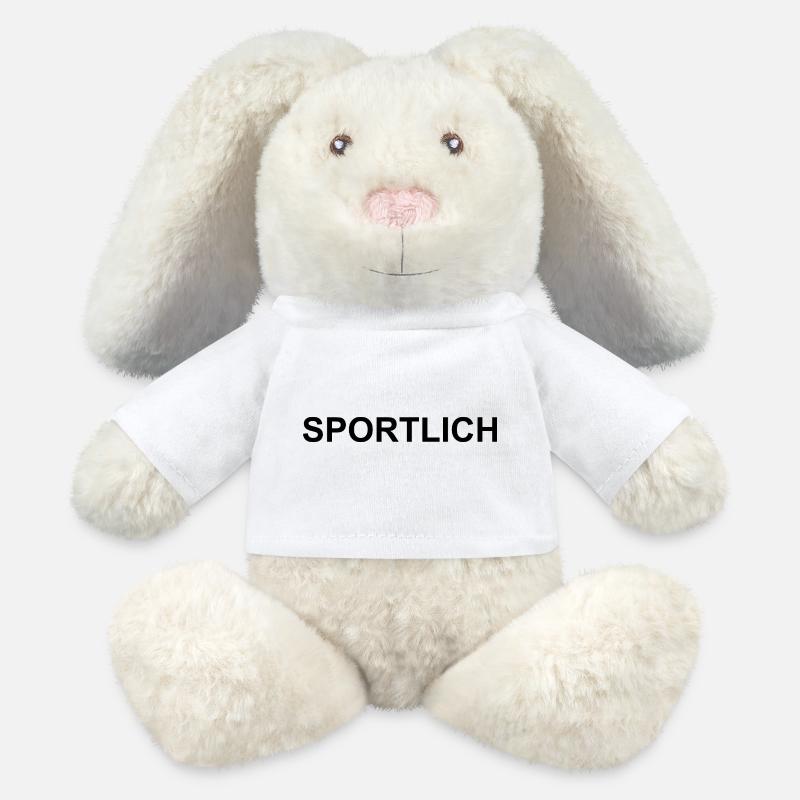 Sporty - MiniFeet® RecycelHase® Bunny Cream - white