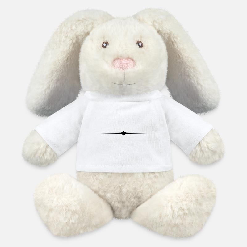 Line Line Symbol Ornament - MiniFeet® RecycelHase® Bunny Cream - white
