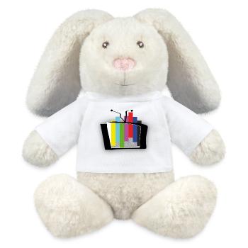 Test card outbreak - advanced 1 - MiniFeet® RecycelHase® Bunny Cream - white - Front