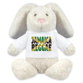 Jamaica Reggae - MiniFeet® RecycelHase® Creme - Weiß - Vorne