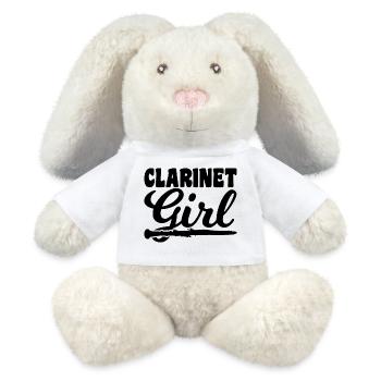Clarinets Girls - MiniFeet® RecycelHase® Bunny Cream - white - Front