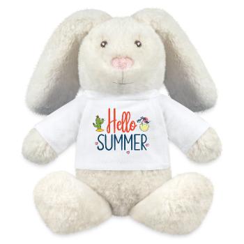 Hello Summer - MiniFeet® RecycelHase® Bunny Cream - white - Front